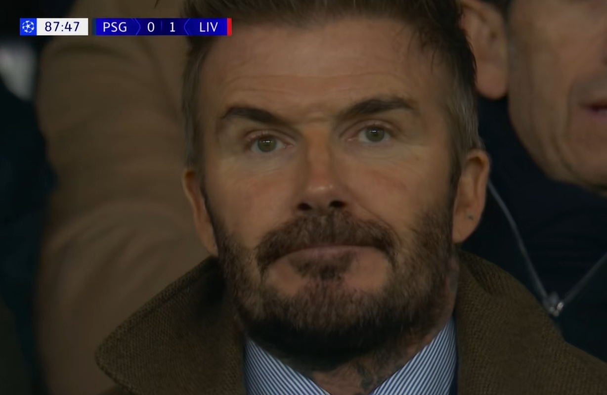 49歲滄桑老貝！巴黎遭絕殺，鏡頭馬上給到巴黎名宿貝克漢姆