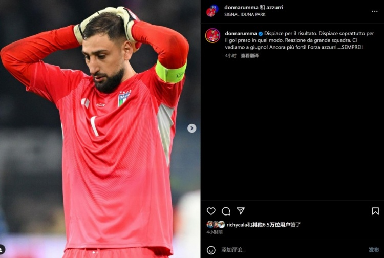 多納魯馬：為結(jié)果和丟球方式深感抱歉，六月再見時我們會更強大