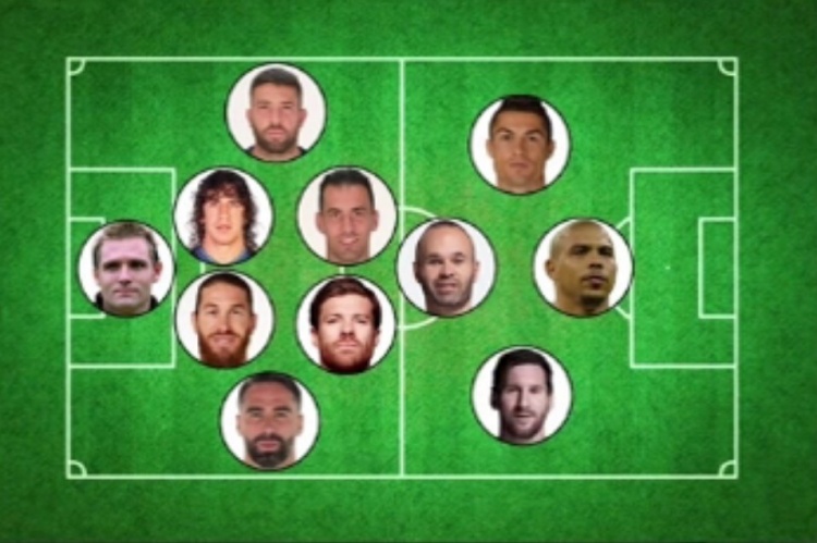 費(fèi)蘭評(píng)歷史最佳陣容：梅西、C羅、大羅、伊涅斯塔在列