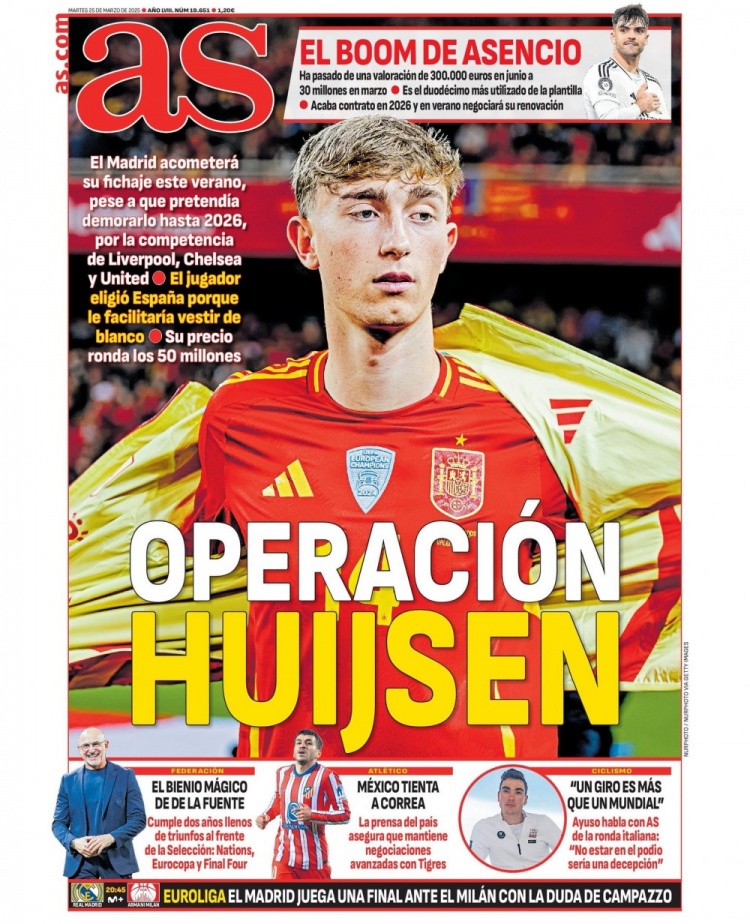 阿斯報：皇馬有意今夏引進懷森，預(yù)計轉(zhuǎn)會價格約5000萬歐