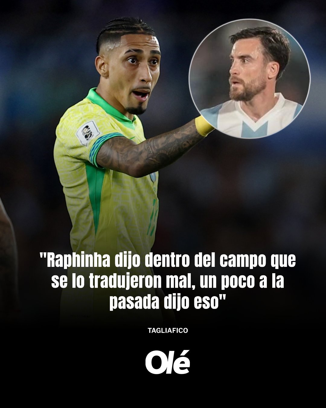 有反轉？塔利亞菲科：拉菲尼亞賽后澄清，爭議言論是錯誤翻譯